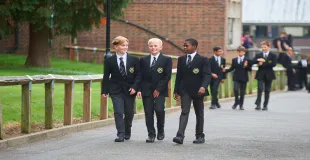 Finchley Catholic High School building in London