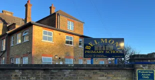 Belmont Primary School building in London