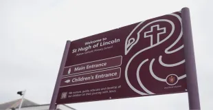 St Hugh of Lincoln RC Primary School building in Stretford