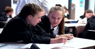 St John Fisher Catholic High School building in Wigan