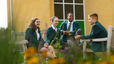 Saint Gregory's Catholic College building in Bath
