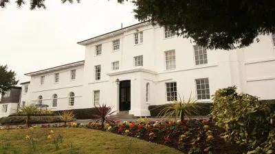 Sidcot School building in Winscombe