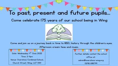 Overstone Combined School building in Leighton Buzzard