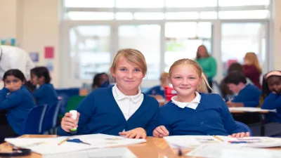 Paston Ridings Primary School building in Peterborough