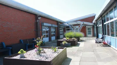 Ashley High School building in Widnes