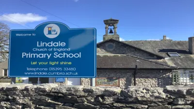Lindale CofE Primary School building in Grange Over Sands