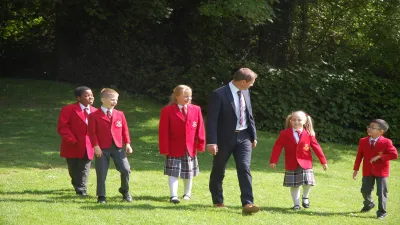 St Peter and St Paul School building in Chesterfield