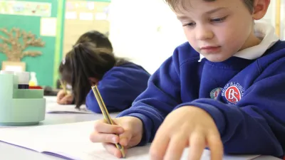 Benfieldside Primary School building in Consett