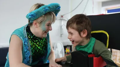 Chailey Heritage School building in Lewes