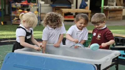St Martin's East Woodhay Church of England (Aided) Primary School building in Newbury