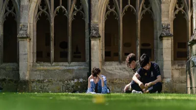 Winchester College building in Winchester