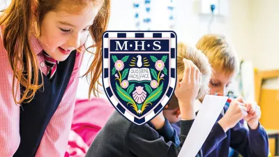 Mayville High School building in Southsea