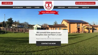 Whittington CofE Primary School building in Worcester