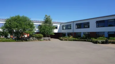 Parkside Middle School building in Bromsgrove