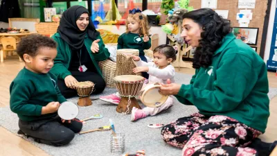 Oxhey Nursery School building in Watford