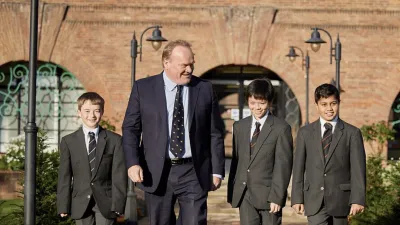 Merchant Taylors' School building in Northwood