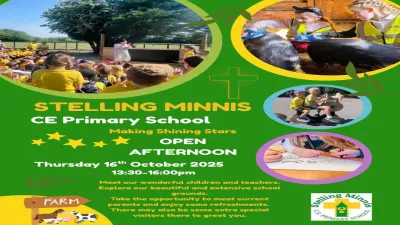 Stelling Minnis Church of England Primary School building in Canterbury