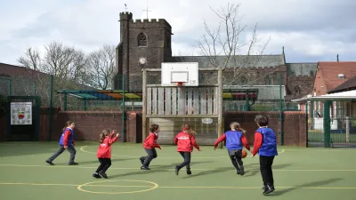 Coppull Primary School and Nursery building in Chorley