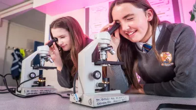 St Bede's Catholic High School building in Ormskirk