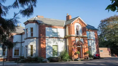 Highfields School building in Newark
