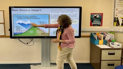 Walton Priory Middle School building in Stone