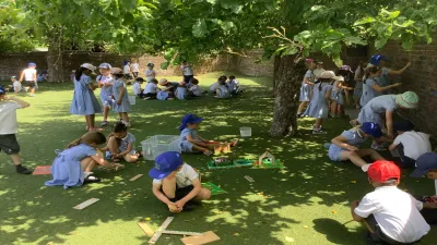 Farncombe Church of England Infant School building in Godalming