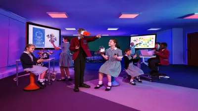 Hazelwood School building in Oxted