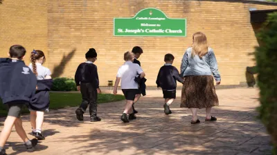 St Joseph's Catholic Primary School building in Leamington Spa