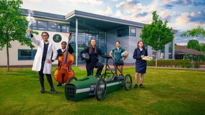 Millais School building in Horsham