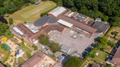 Woodlands Primary School building in Salisbury