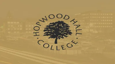 Hopwood Hall College building in Manchester