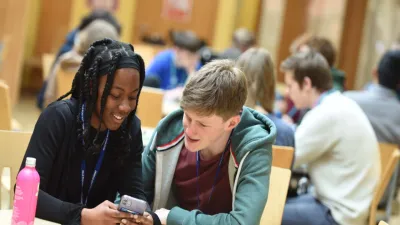 Hills Road Sixth Form College building in Cambridge