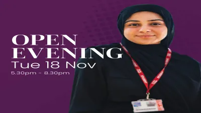 Burnley College building in Burnley