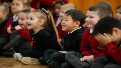 Paddox Primary School building in Rugby