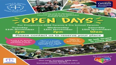 Trinity and St Michael's VA CofE/Methodist Primary School building in Leyland