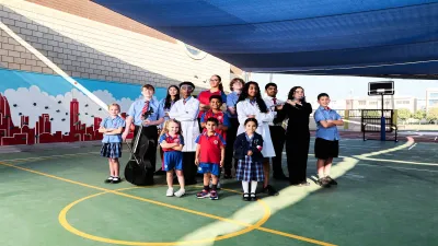 St Christopher's Senior and Primary School building in Isa Town