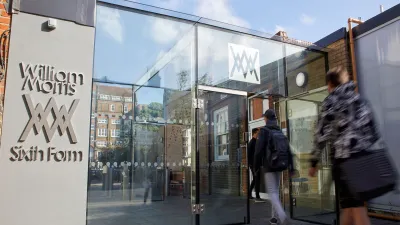 William Morris Sixth Form building in London