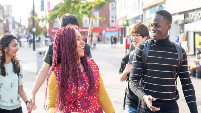 Loughborough University building in Loughborough
