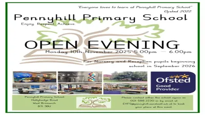 Pennyhill Primary School building in West Bromwich