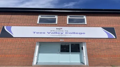 Tees Valley College building in Middlesbrough
