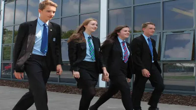 Brine Leas School building in Nantwich