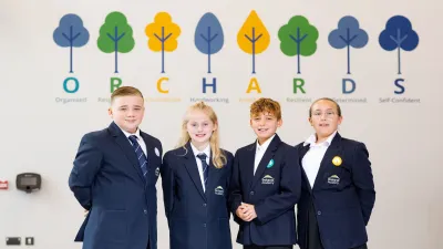 Orchards Academy building in Swanley