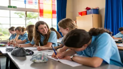 Linton Village College building in Cambridge