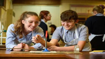 Cirencester Deer Park School building in Cirencester