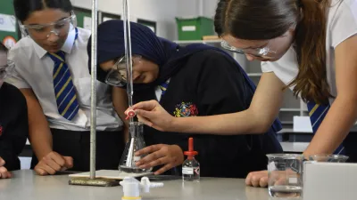 King Edward VI Lordswood School for Girls building in Birmingham