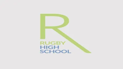 Rugby High School building in Rugby
