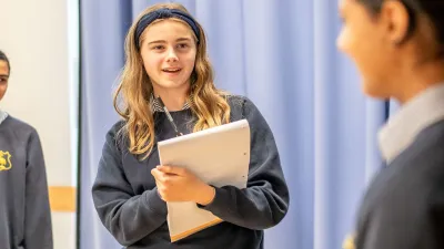 Skipton Girls' High School building in Skipton