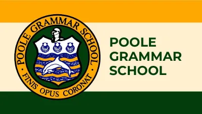 Poole Grammar School building in Poole