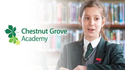 Chestnut Grove Academy building in London
