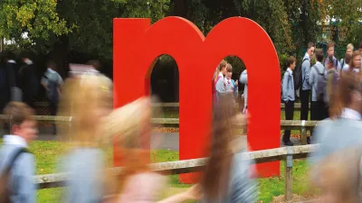 The Marches School building in Oswestry